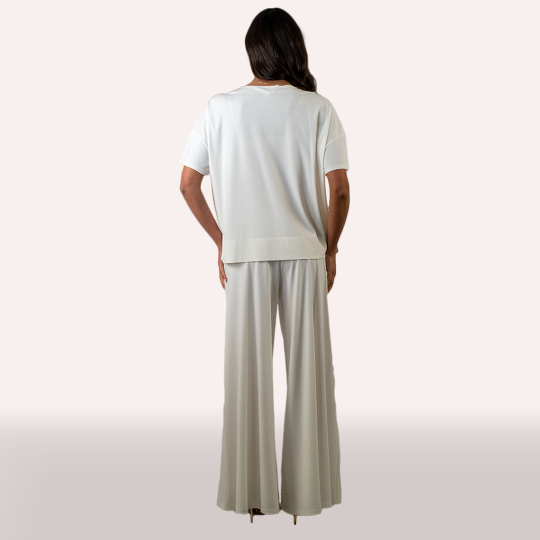 Coordinato Angela Davis bianco