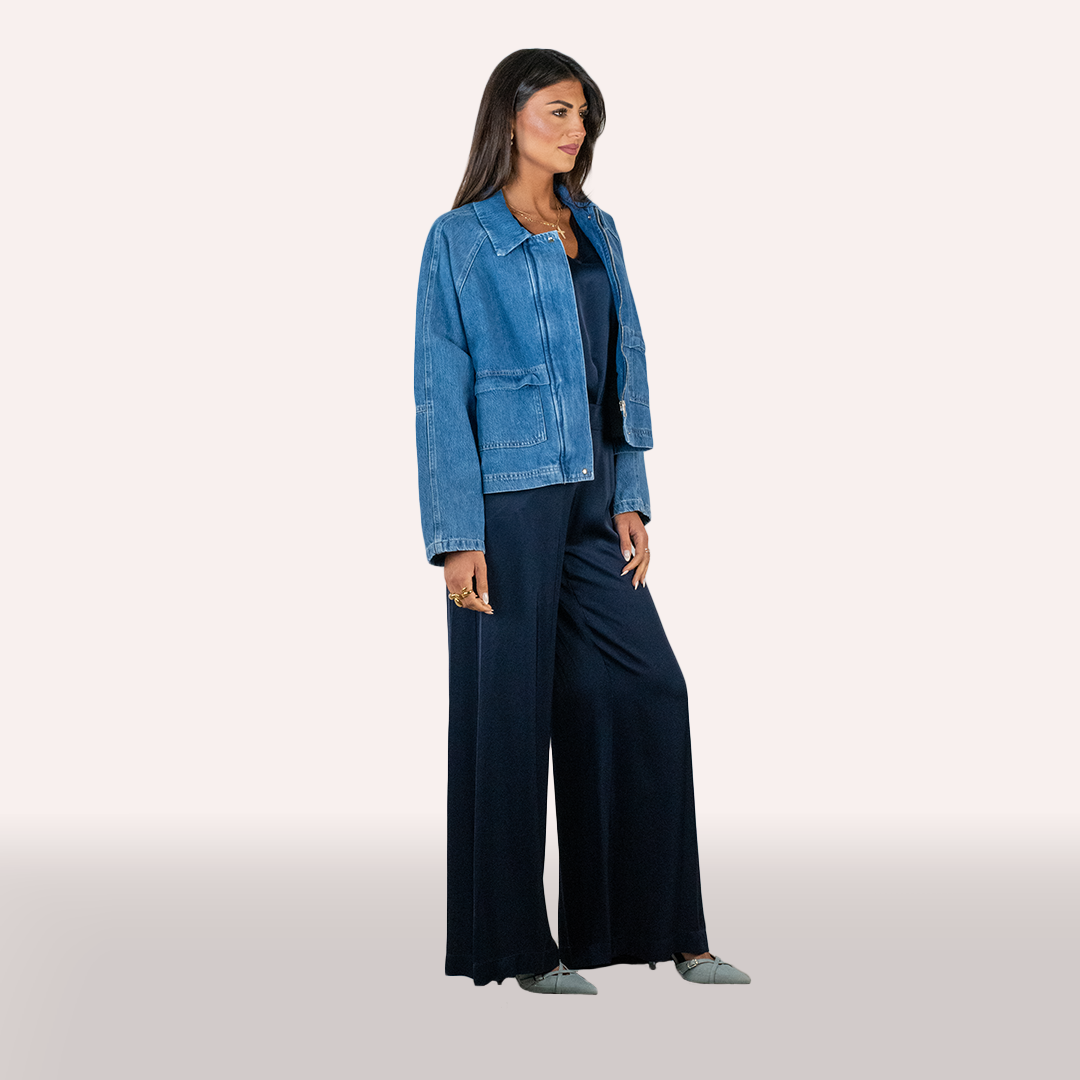 Giubbino Please in denim
