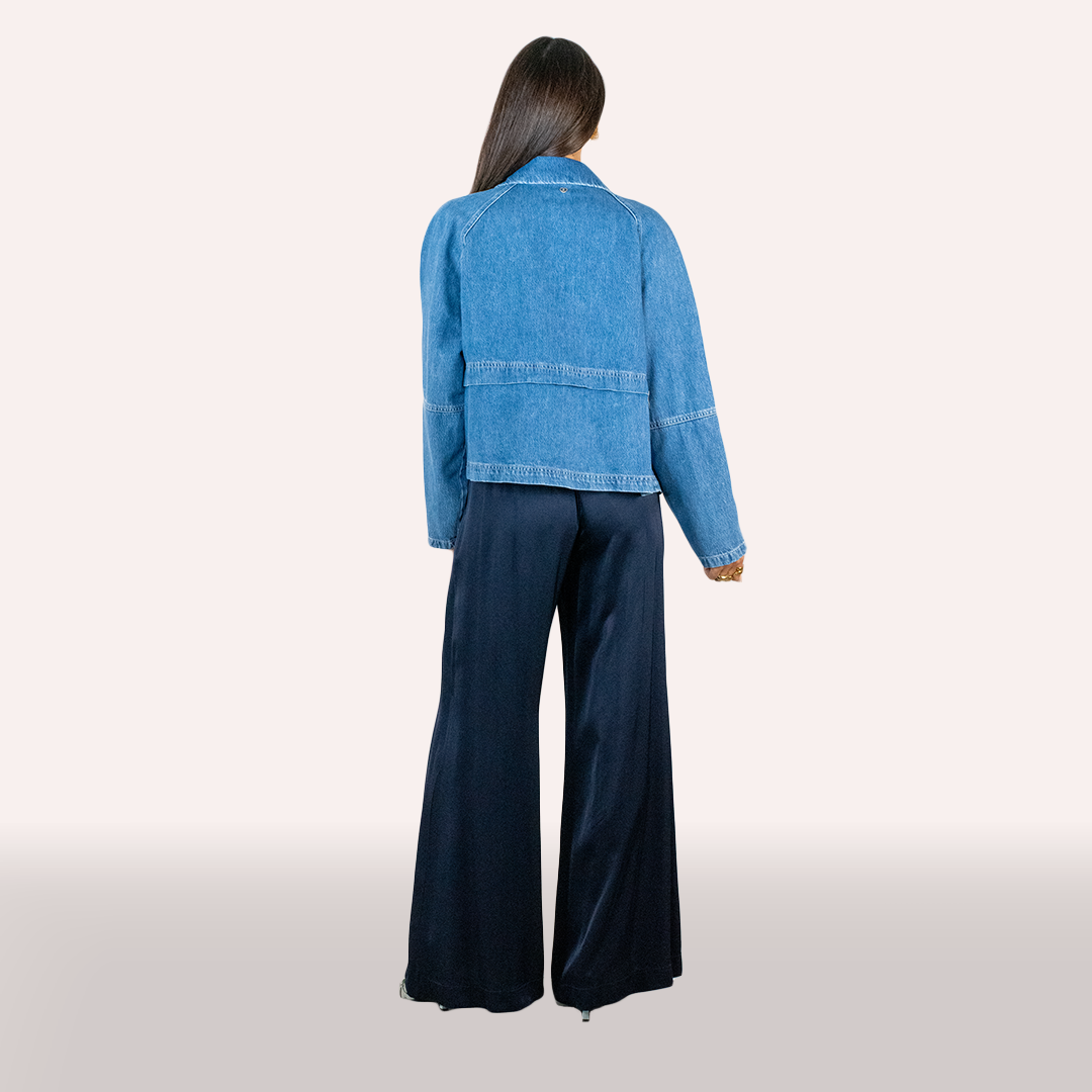 Giubbino Please in denim