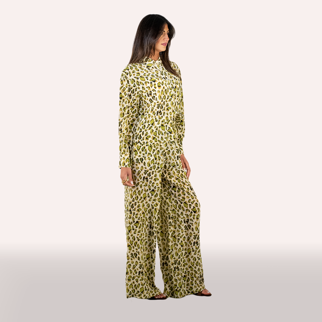 Coordinato Icona animalier verde