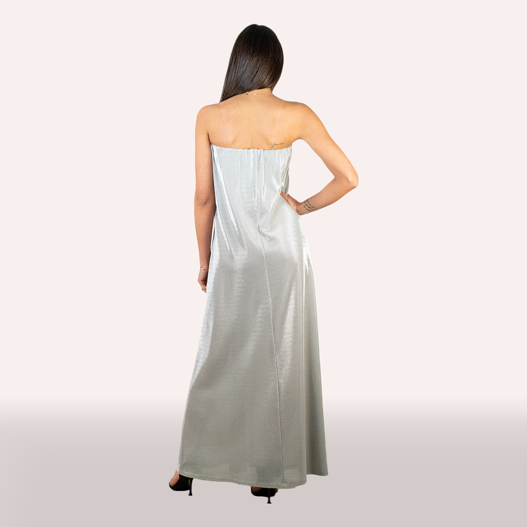 Abito Alysi argento lurex