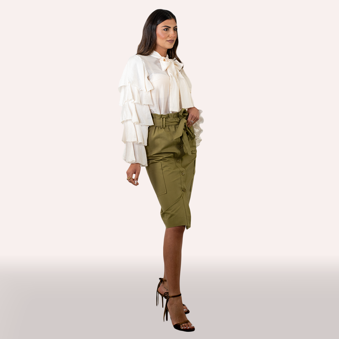 Gonna Icona verde militare