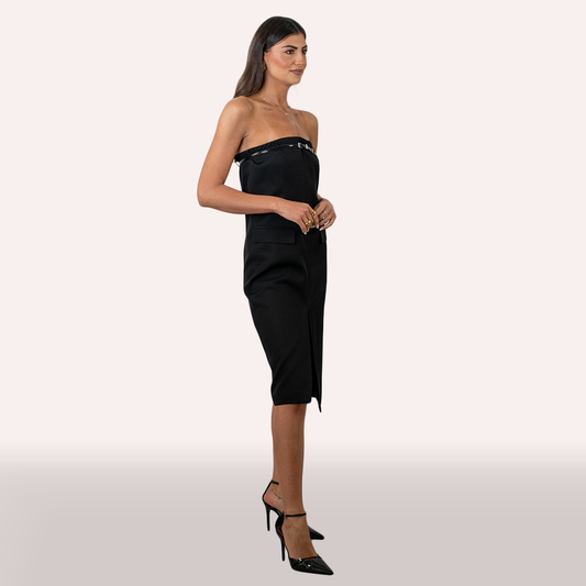 Abito Isabelle Blanche nero