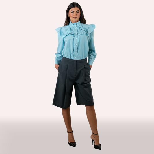 Camicia Brand Unique azzurro
