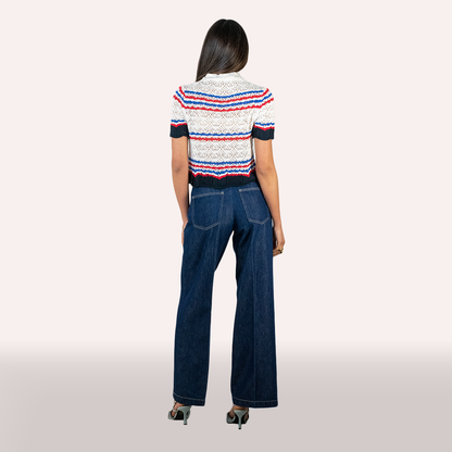 Maglia Imperial panna rosso