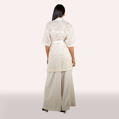 Coordinato Kaos panna in lino