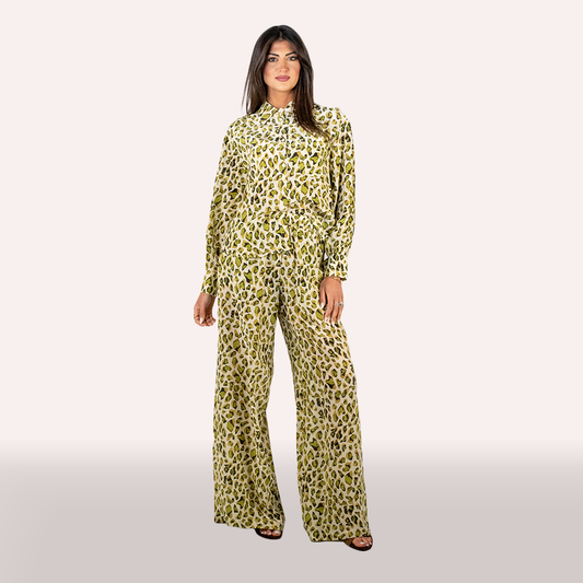 Coordinato Icona animalier verde