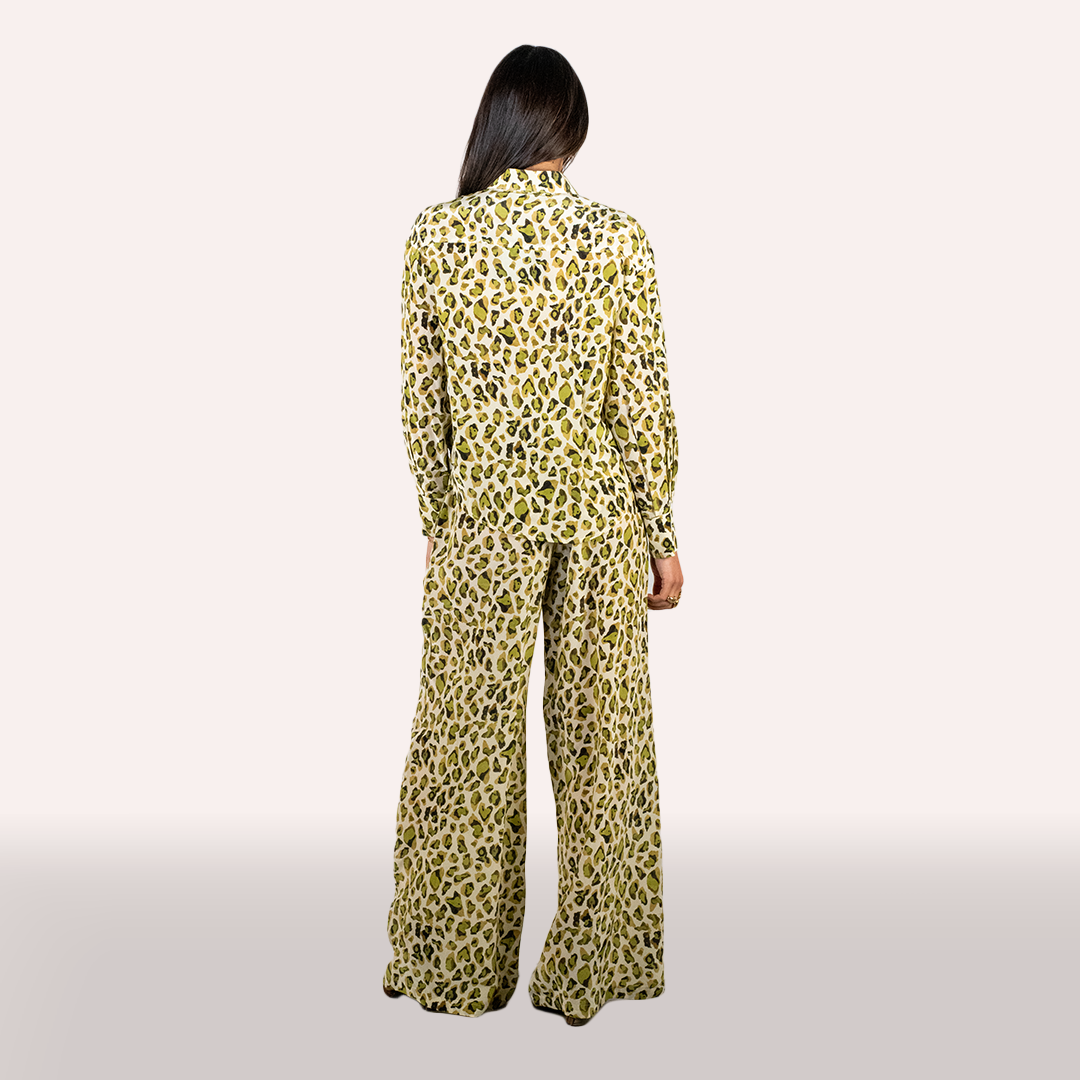Coordinato Icona animalier verde