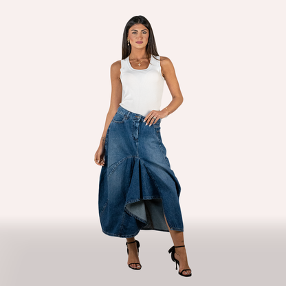 Gonna Ixos in denim blu