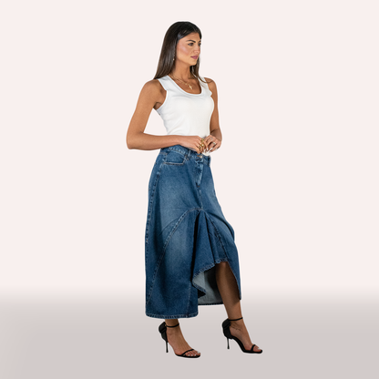 Gonna Ixos in denim blu