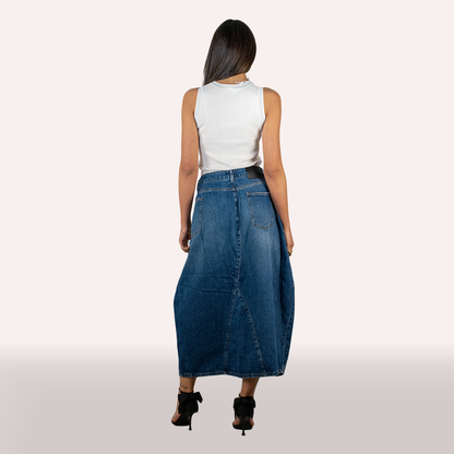 Gonna Ixos in denim blu