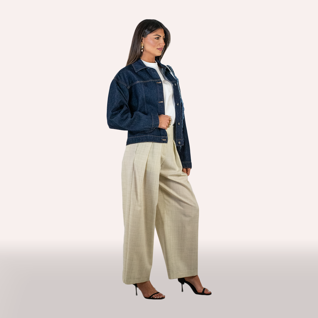 Giubbino Ixos in denim blu