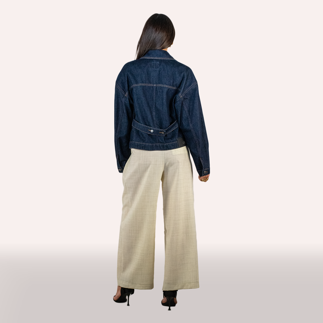 Giubbino Ixos in denim blu